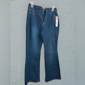 just be Dark Blue Flare Jeans